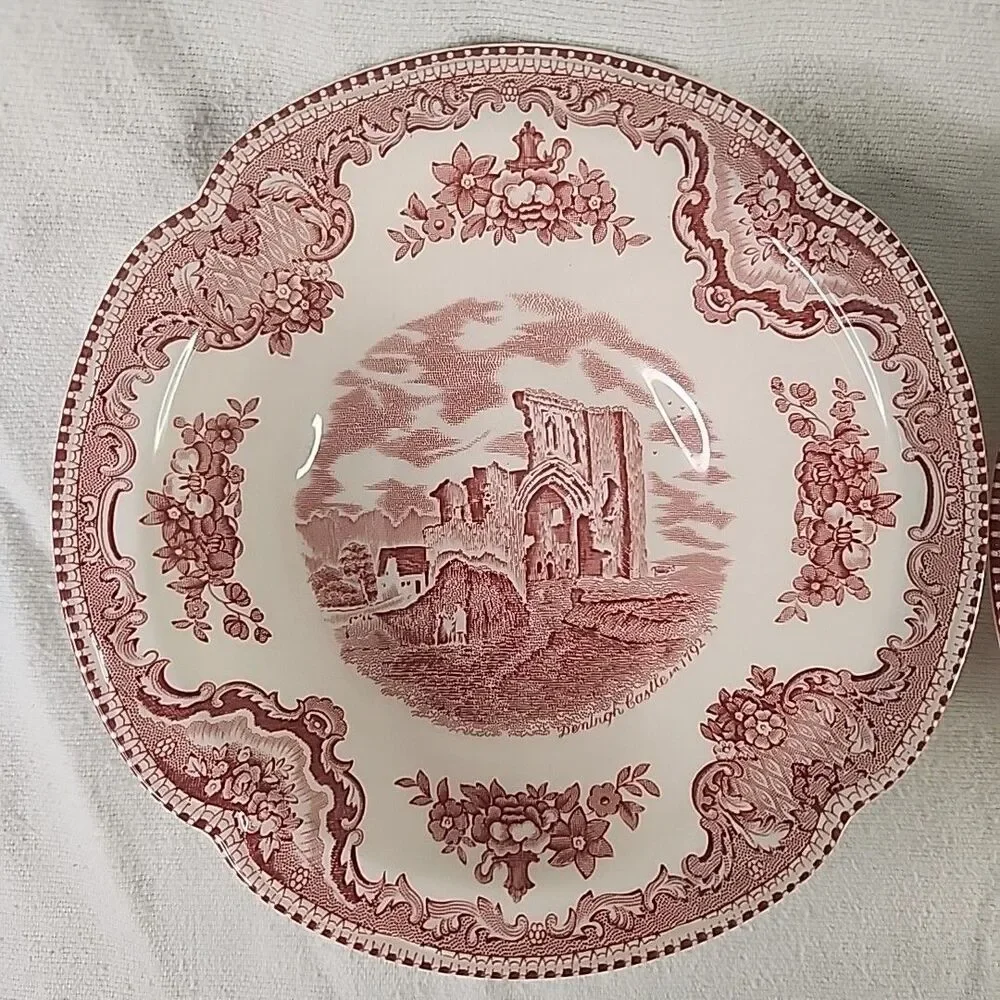 China Johnson Bros Deningh Castle Pink 6